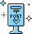 Post Stand Sticker